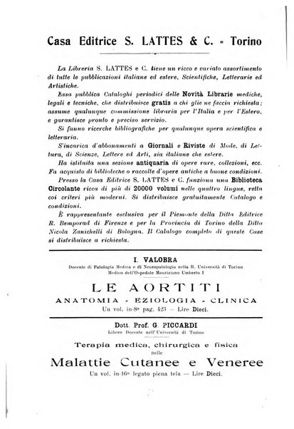 Archivio per le scienze mediche