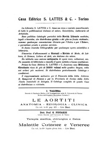 Archivio per le scienze mediche