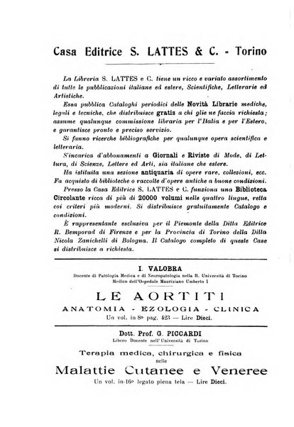 Archivio per le scienze mediche