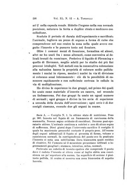 Archivio per le scienze mediche