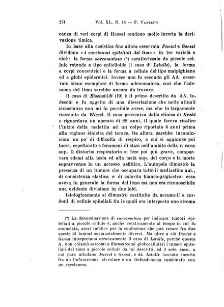 Archivio per le scienze mediche