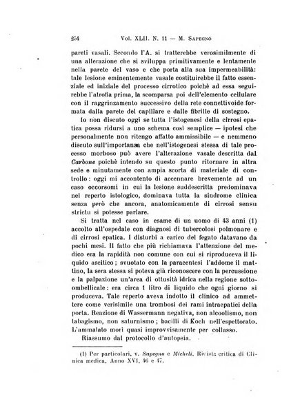 Archivio per le scienze mediche