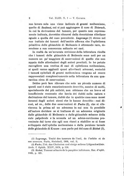 Archivio per le scienze mediche