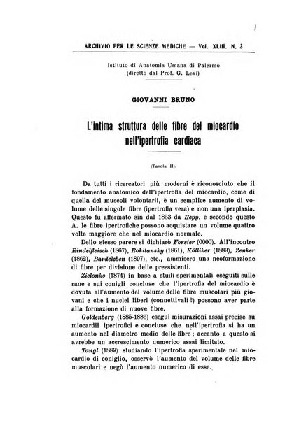 Archivio per le scienze mediche