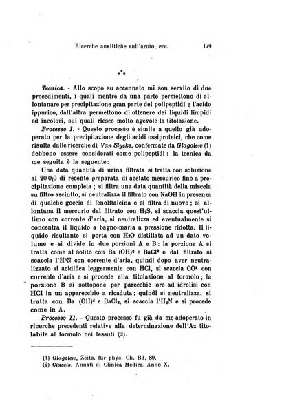 Archivio per le scienze mediche