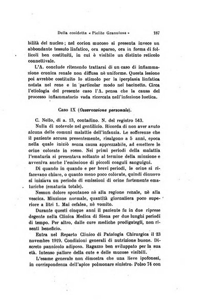 Archivio per le scienze mediche