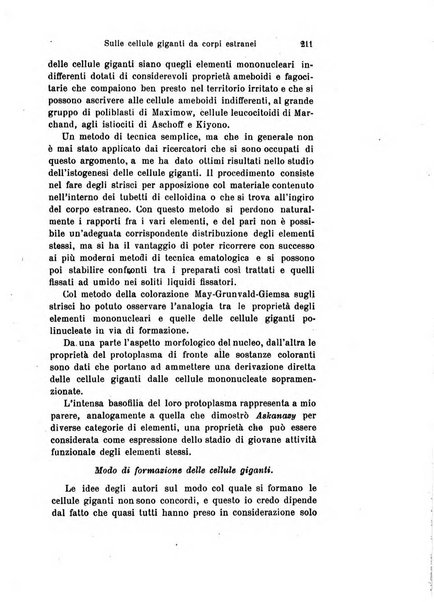 Archivio per le scienze mediche