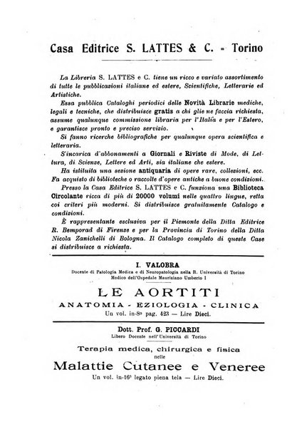 Archivio per le scienze mediche