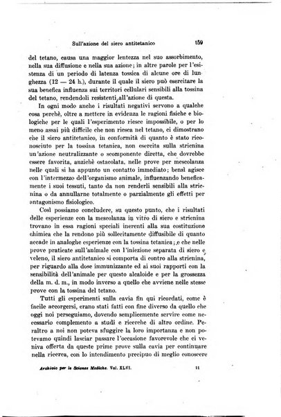 Archivio per le scienze mediche