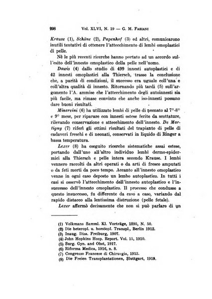 Archivio per le scienze mediche