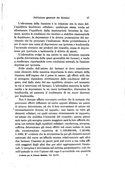 Archivio per le scienze mediche