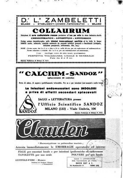 Archivio per le scienze mediche