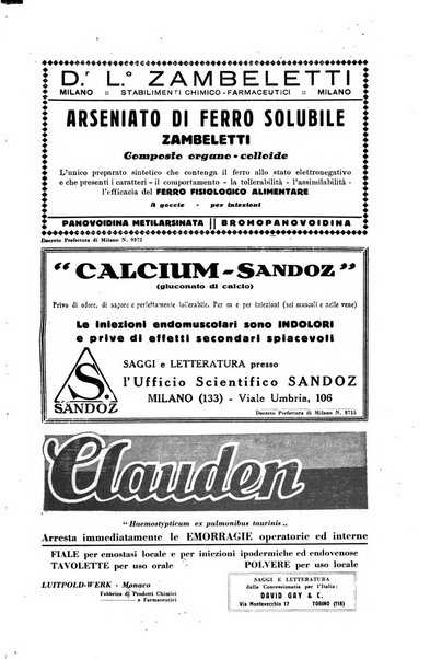 Archivio per le scienze mediche