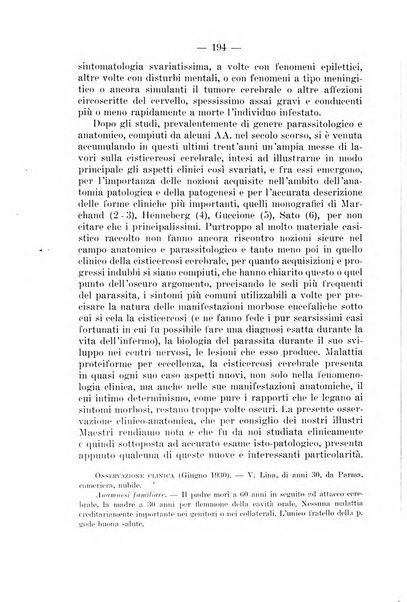 Archivio per le scienze mediche