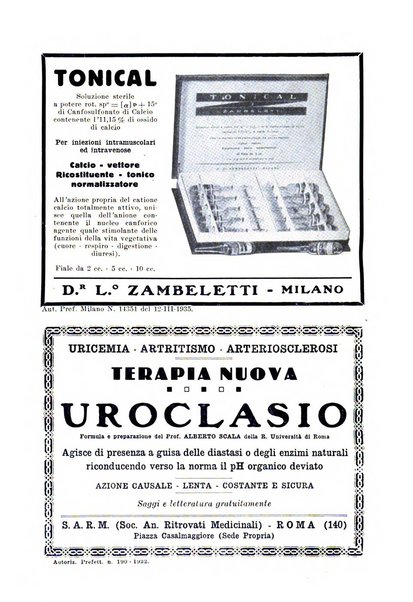 Archivio per le scienze mediche