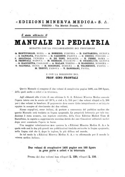 Archivio per le scienze mediche