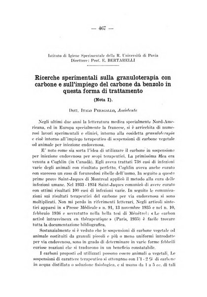 Archivio per le scienze mediche