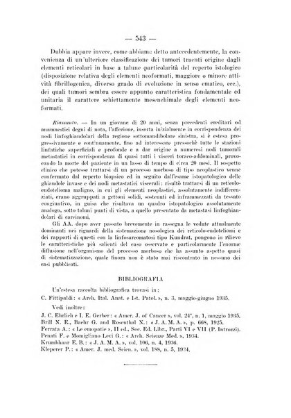 Archivio per le scienze mediche