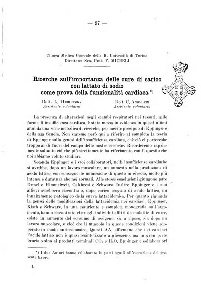 Archivio per le scienze mediche