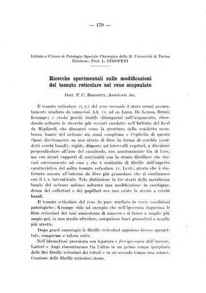 Archivio per le scienze mediche