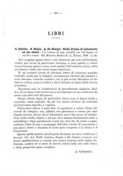 Archivio per le scienze mediche