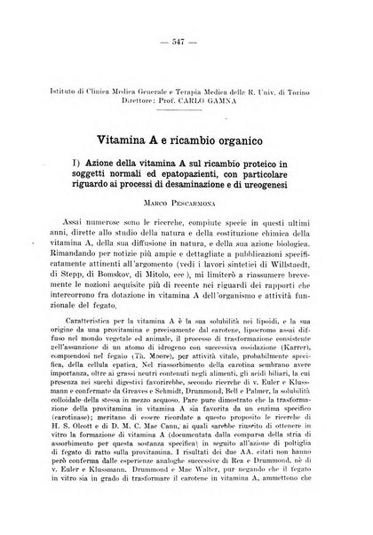 Archivio per le scienze mediche