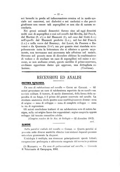 Archivio scientifico della Reale Società ed Accademia veterinaria italiana pubblicazione mensile