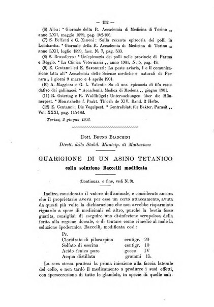 Archivio scientifico della Reale Società ed Accademia veterinaria italiana pubblicazione mensile