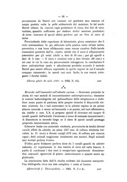 Archivio scientifico della Reale Società ed Accademia veterinaria italiana pubblicazione mensile