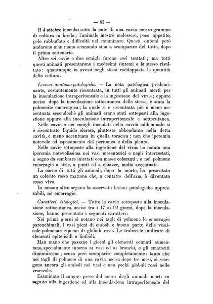 Archivio scientifico della Reale Società ed Accademia veterinaria italiana pubblicazione mensile