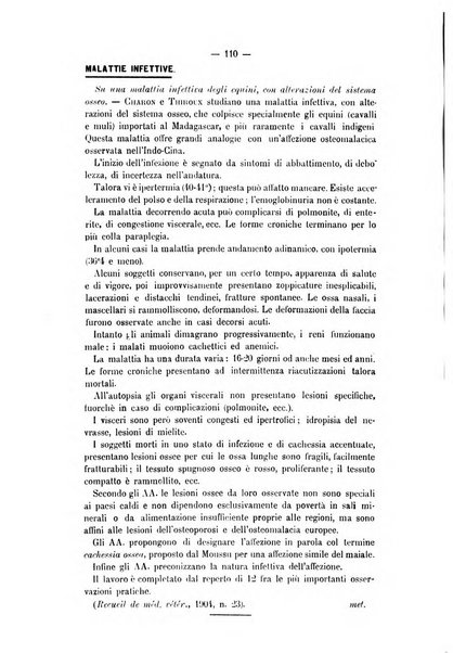 Archivio scientifico della Reale Società ed Accademia veterinaria italiana pubblicazione mensile