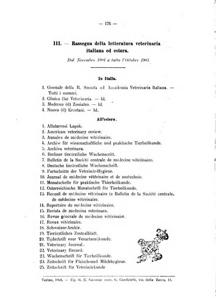 Archivio scientifico della Reale Società ed Accademia veterinaria italiana pubblicazione mensile