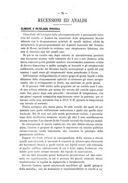 Archivio scientifico della Reale Società ed Accademia veterinaria italiana pubblicazione mensile