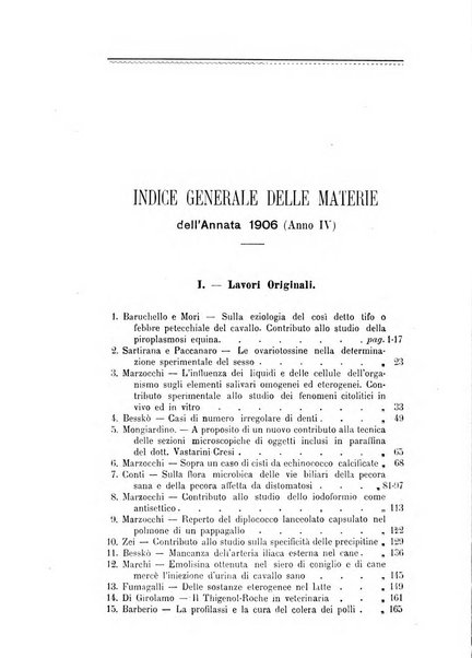 Archivio scientifico della Reale Società ed Accademia veterinaria italiana pubblicazione mensile