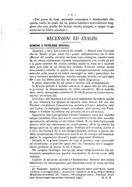 Archivio scientifico della Reale Società ed Accademia veterinaria italiana pubblicazione mensile