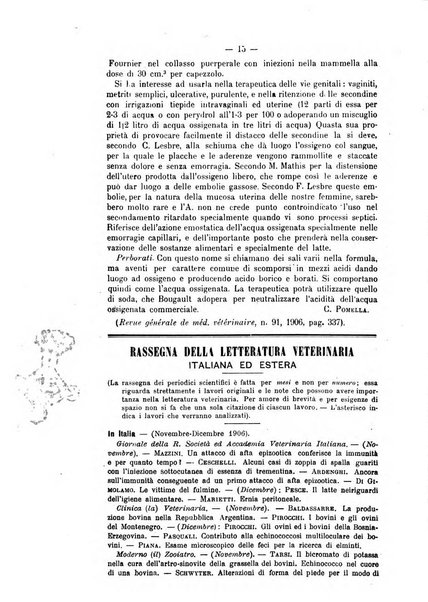 Archivio scientifico della Reale Società ed Accademia veterinaria italiana pubblicazione mensile