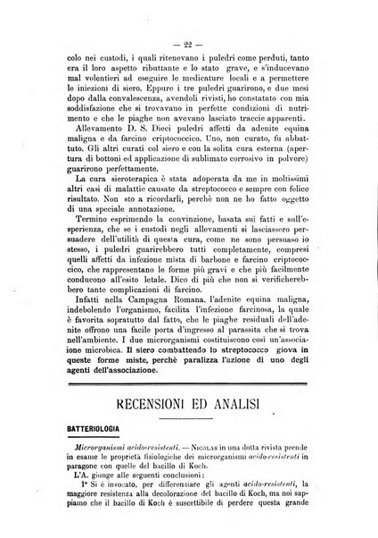 Archivio scientifico della Reale Società ed Accademia veterinaria italiana pubblicazione mensile