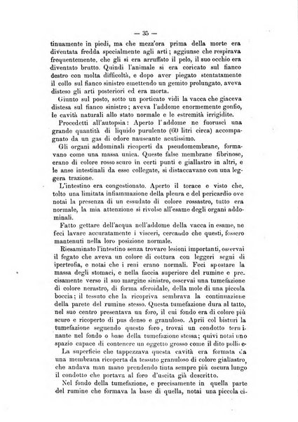 Archivio scientifico della Reale Società ed Accademia veterinaria italiana pubblicazione mensile