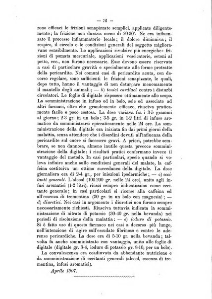 Archivio scientifico della Reale Società ed Accademia veterinaria italiana pubblicazione mensile