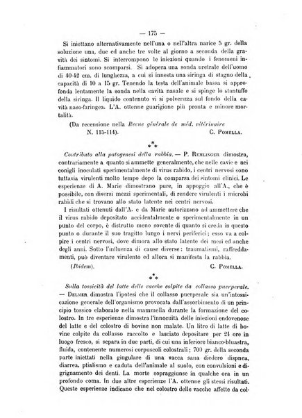 Archivio scientifico della Reale Società ed Accademia veterinaria italiana pubblicazione mensile