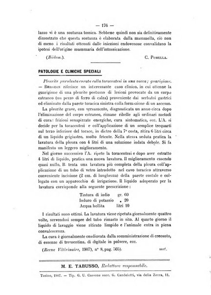 Archivio scientifico della Reale Società ed Accademia veterinaria italiana pubblicazione mensile