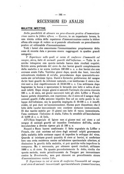 Archivio scientifico della Reale Società ed Accademia veterinaria italiana pubblicazione mensile