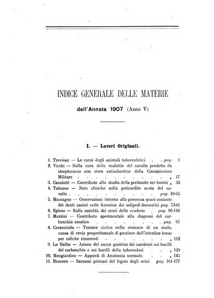 Archivio scientifico della Reale Società ed Accademia veterinaria italiana pubblicazione mensile