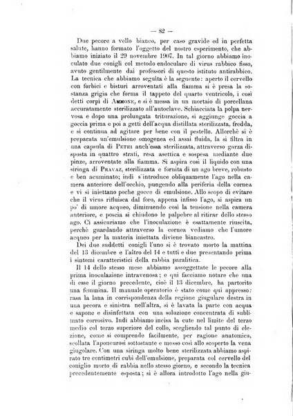 Archivio scientifico della Reale Società ed Accademia veterinaria italiana pubblicazione mensile