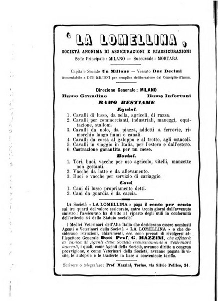 Archivio scientifico della Reale Società ed Accademia veterinaria italiana pubblicazione mensile