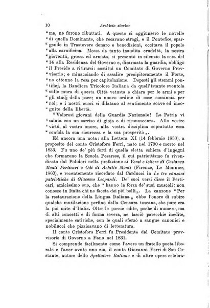 Archivio storico del Risorgimento umbro (1796-1870)