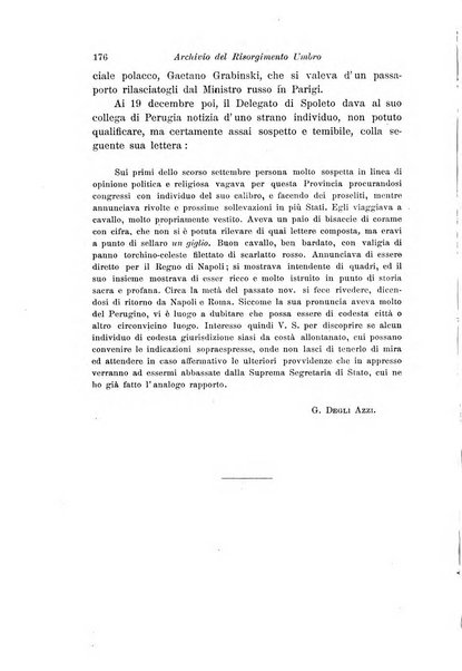 Archivio storico del Risorgimento umbro (1796-1870)