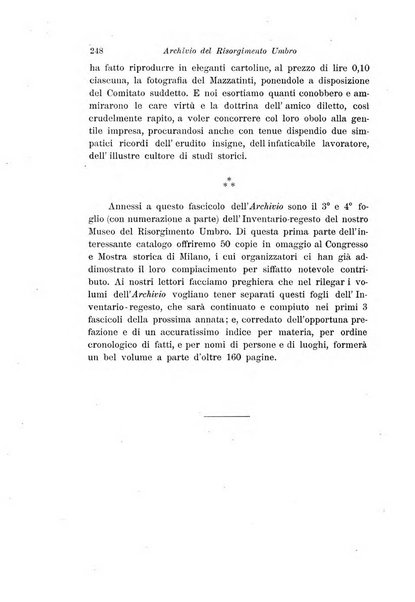 Archivio storico del Risorgimento umbro (1796-1870)