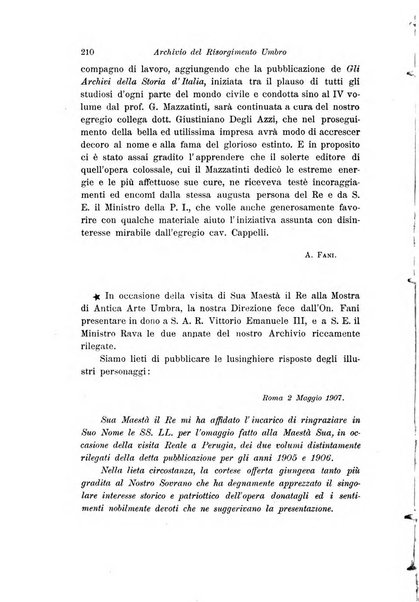 Archivio storico del Risorgimento umbro (1796-1870)