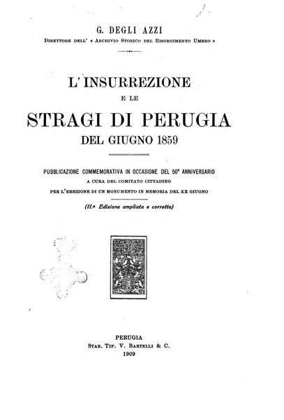 Archivio storico del Risorgimento umbro (1796-1870)